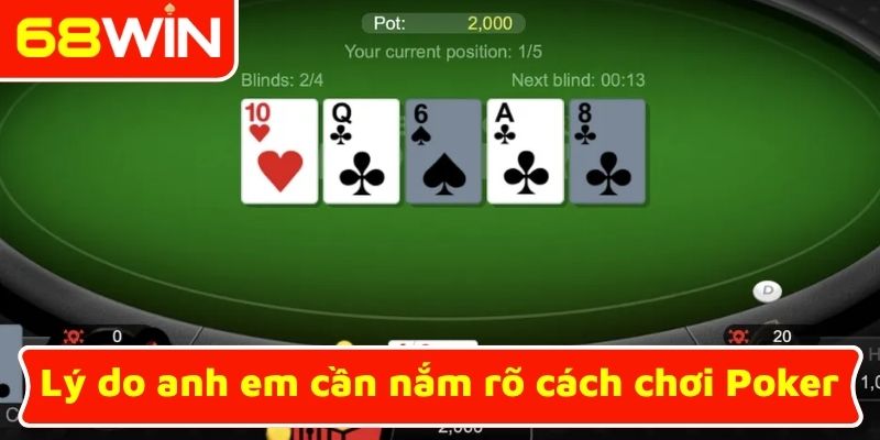 Lý do anh em cần nắm rõ cách chơi Poker