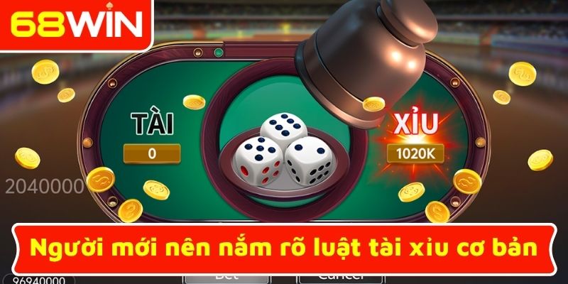 Người mới nên nắm rõ luật tài xỉu cơ bản